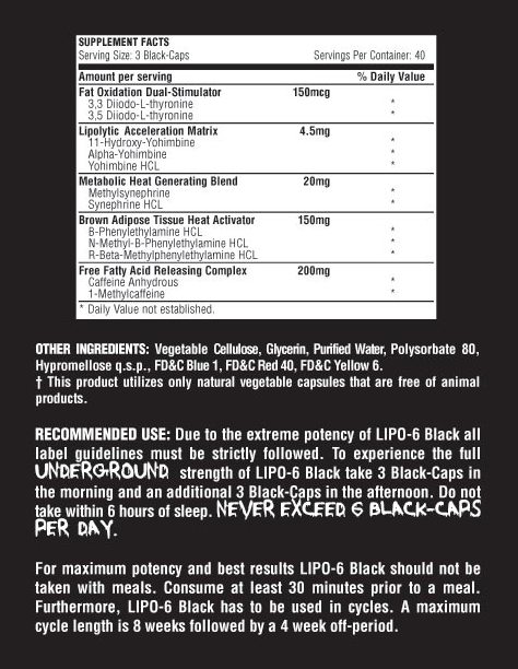 lipo6x black