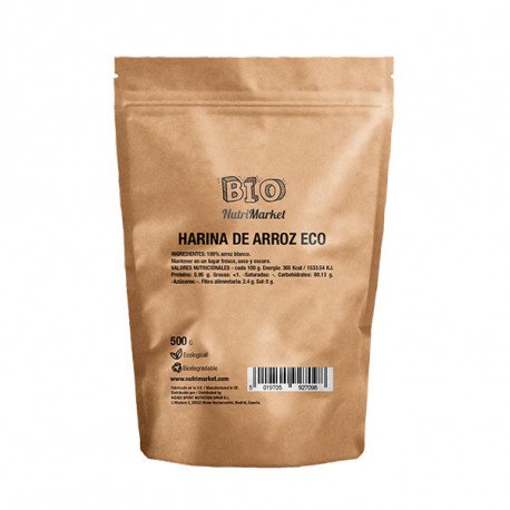 NUTRIMARKET HARINA DE ARROZ ECO 500 G