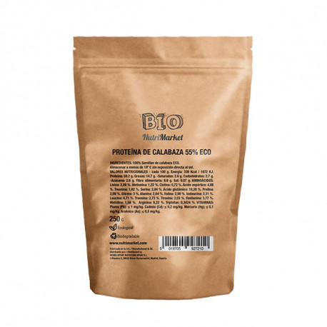 NUTRIMARKET BIO PROTEÍNA DE CALABAZA 250 G