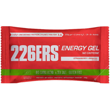 226ERS ENERGY GEL SIN CAFEINA FRESA-PLATANO 200G