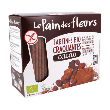 BIOCOP CRACKER CACAO LE PAIN DES FLEURS 160G