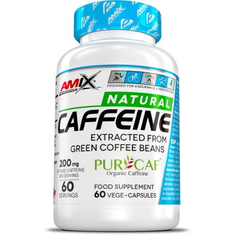 AMIX NATURAL CAFFEINE 200mg 60caps