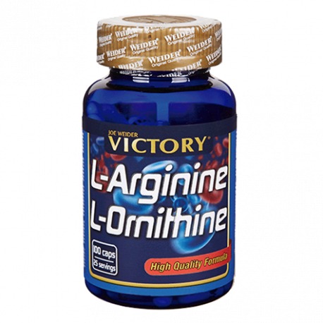 VICTORY L-ARGININE + L-ORNITINE 100 CAPS.