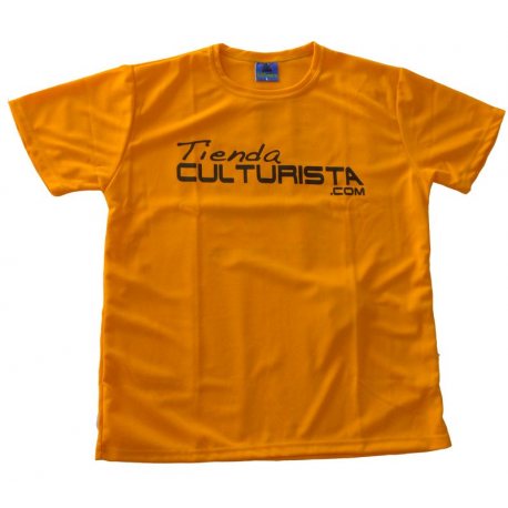 TIENDACULTURISTA CAMISETA TÉCNICA TRANSPIRABLE NARANJA