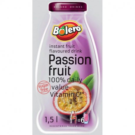 BEBIDA BOLERO SABOR FRUTA DE LA PASION (STEVIA)