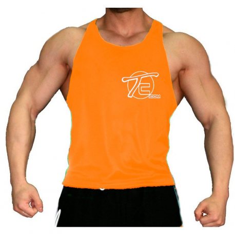 CAMISETA TIENDACULTURISTA ARNOLD CLASSIC TIRANTES NARANJA