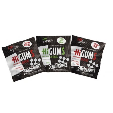 NUTRISPORT HIGUMS BLOCKS 5 GOMINOLAS NUTRISPORT HIGUMS BLOCKS 5 GOMINOLAS