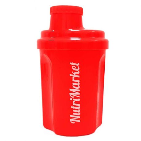 NUTRIMARKET SHAKER 300ML ROJO