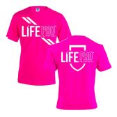 CAMISETA LIFE PRO MANGA CORTA MUJER FUCSIA CAMISETA LIFE PRO MANGA CORTA MUJER FUCSIA