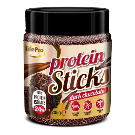 LIFE PRO FIT FOOD PROTEIN STICKS DARK CHOCOLATE 250G