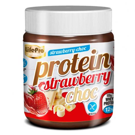 LIFE PRO FIT FOOD PROTEIN CREAM STRAWBERRY CHOC 250G