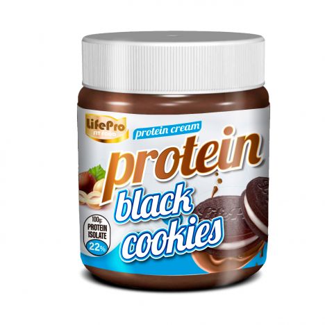 LIFE PRO FIT FOOD PROTEIN CREAM BLACK COOKIES 250G