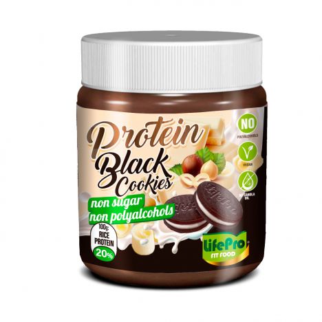 LIFE PRO HEALTHY PROTEIN CREAM BLACK COOKIES 250G