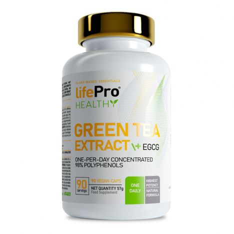 LIFE PRO GREEN TEA + EGCG 90 VEGANCAPS 98% POLYPHENOLS