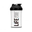 LIFE PRO SHAKER 500ML NEGRO TRANSPARENTE