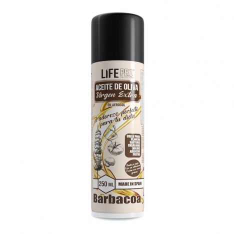 LIFE PRO FIT FOOD ACEITE SPRAY SABOR BARBACOA 250 ML.