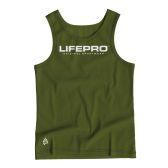 LIFE PRO TECHNICAL TANK TOP GREEN ARMY