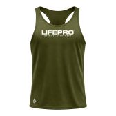LIFE PRO TECHNICAL TANK TOP GREEN ARMY