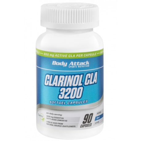 BODY ATTACK CLARINOL CLA 3200 90 CAPS. BODY ATTACK CLARINOL CLA 3200 90 CAPS.