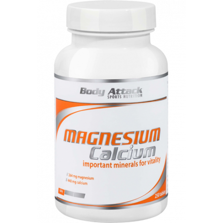 BODY ATTACK MAGNESIUM CALCIUM 250 TABS BODY ATTACK MAGNESIUM CALCIUM 250 TABS