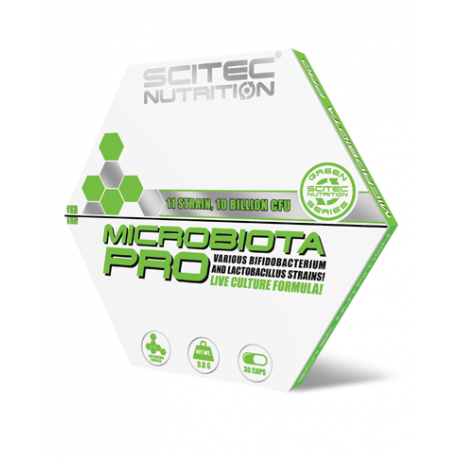 SCITEC GREEN SERIES MICROBIOTA PRO 30 CAPS SCITEC GREEN SERIES MICROBIOTA PRO 30 CAPS