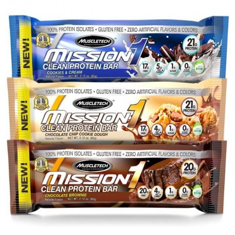 MUSCLETECH MISSION 1 CLEAN PROTEIN BAR
