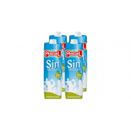 PASCUAL LECHE SIN LACTOSA SEMI-DESNATADA 1L. PASCUAL LECHE SIN LACTOSA SEMI-DESNATADA 1L.