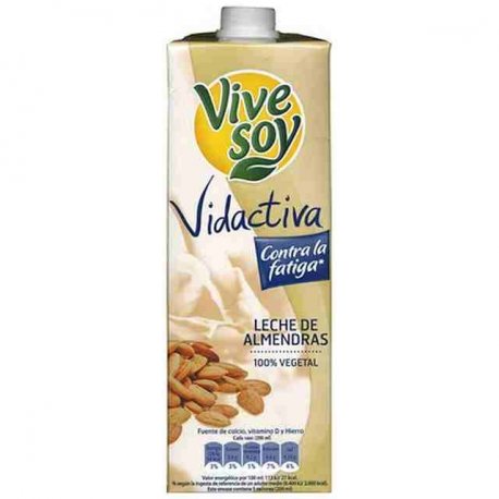 PASCUAL VIVESOY LECHE DE ALMENDRAS 1L. PASCUAL VIVESOY LECHE DE ALMENDRAS 1L.