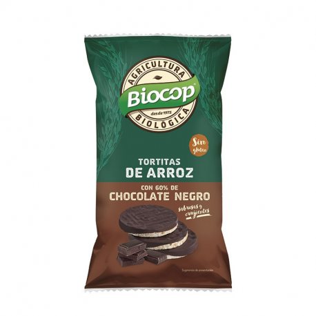 TORTITAS ARROZ CHOCO NEGRO BIOCOP 100 G