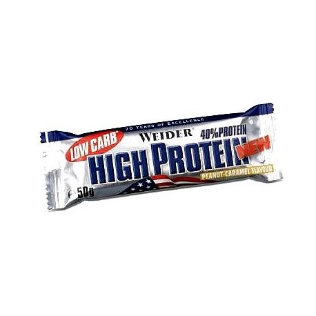 WEIDER 40% HIGH PROTEIN BAR LOW CARB 50G
