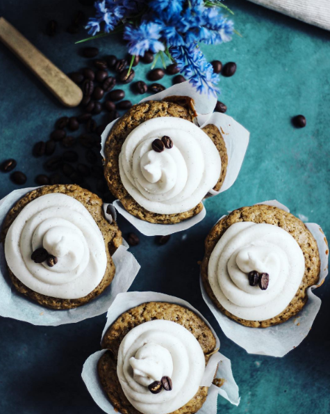 MuffinsdeCafe Espresso Muffins con crema de mantequilla