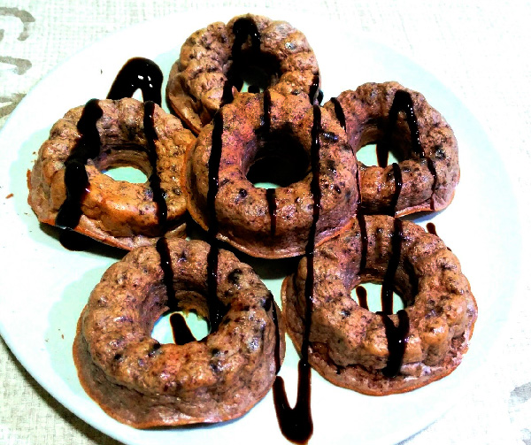 rosquillasAna Rosquillas fit de plátano y chocolate