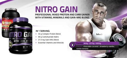 biotech usa nitro gain 908 gramos