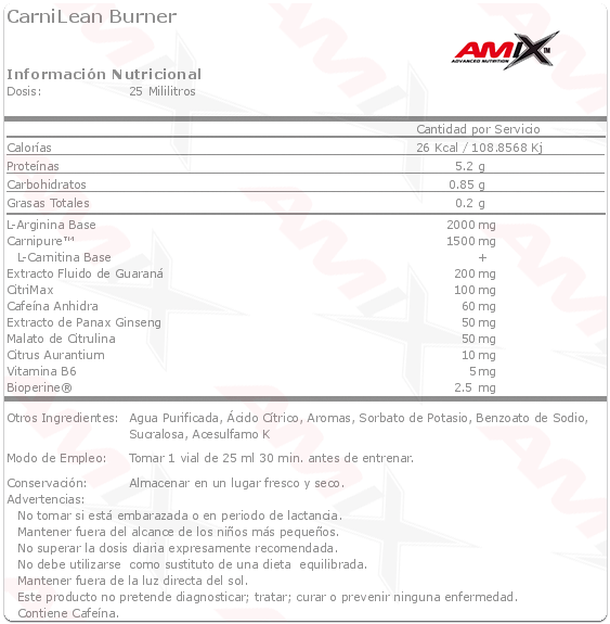 amix carnilean viales etiqueta amix carnilean viales etiqueta