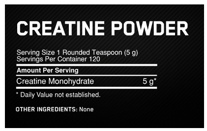 micronized creatine powdeer