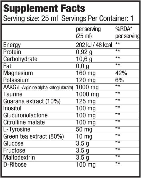biotech energy shot biotech energy shot