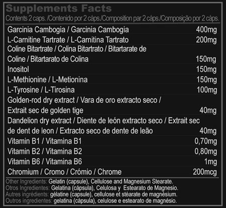 ETIQUETA VITOBEST FAT BURNER PLUS ETIQUETA VITOBEST FAT BURNER PLUS