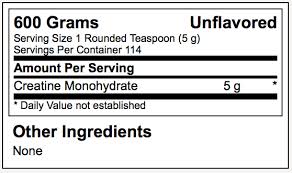 MICRONIZED CREATINE POWDER