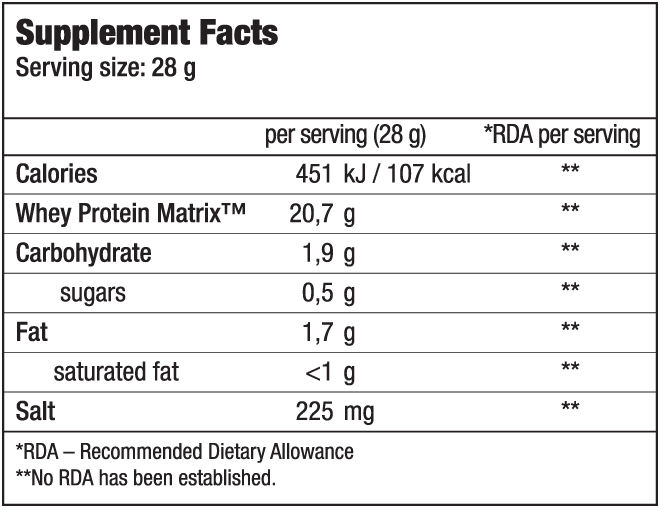 nitro pure whey gold etiqueta