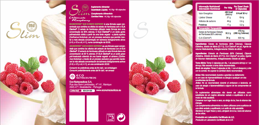 GOLDNUTRITION ULTIMATE RASPBERRY 60 CAPS.