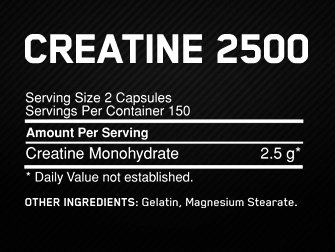 optimum nutrition creatine 2500